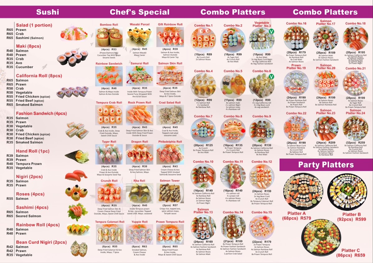 Menu Niu Niu Chinese Restaurant & Sushi Bar-4