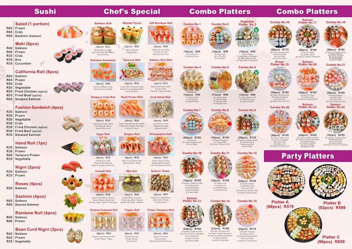 Menu Niu Niu Chinese Restaurant & Sushi Bar-5